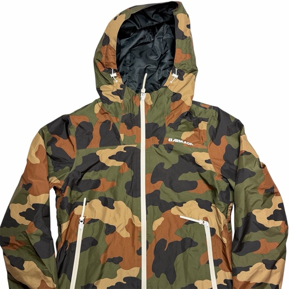 Armada Kata GTX Gore-Tex 2L Insulated Snowboard Jacket Women's Medium Camo - Picture 5 of 14